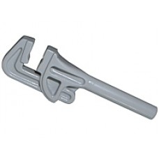 Part x93 Light Bluish Gray Minifig, Utensil Tool Pipe Wrench 